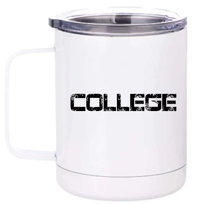 COLLEGE Animal House Frat Party Front & Back 12oz Stainless Steel Tumbler Cup