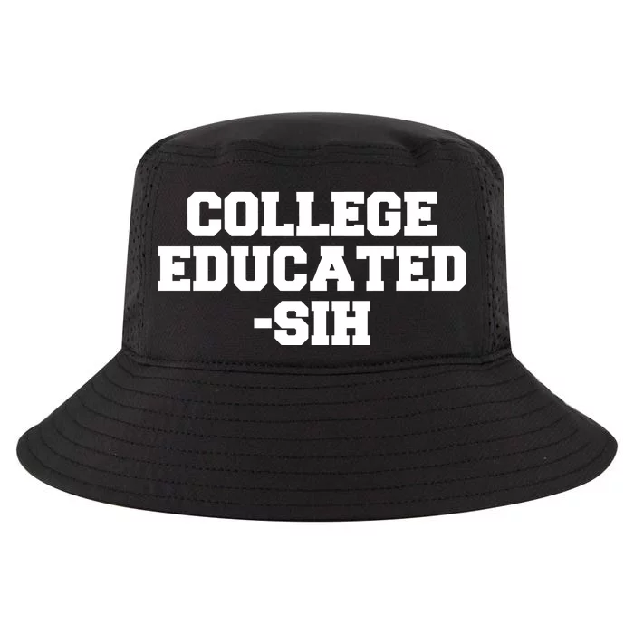 College Educated-ish Cool Comfort Performance Bucket Hat