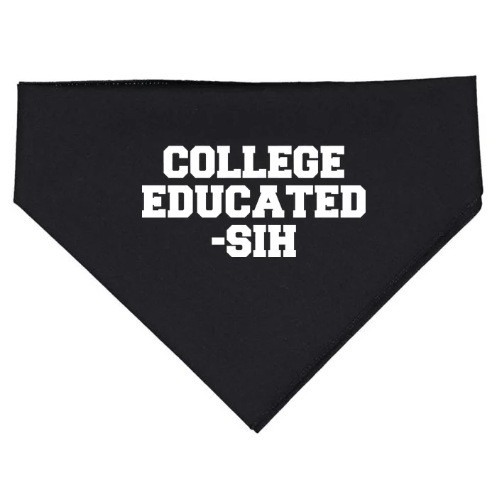 College Educated-ish USA-Made Doggie Bandana