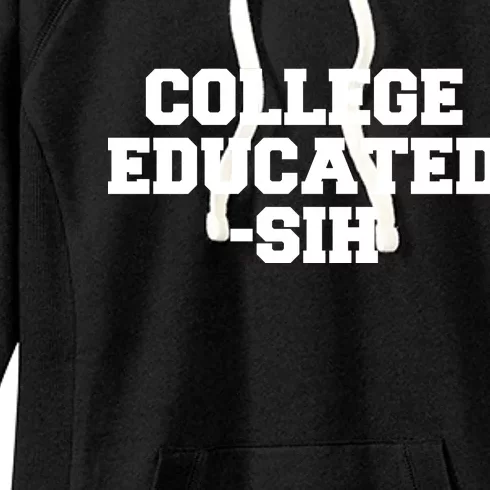 College Educated-ish Women's Fleece Hoodie