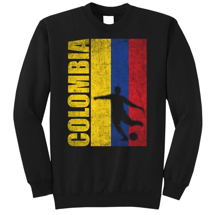 Colombia Flag Soccer World Cup Sweatshirt