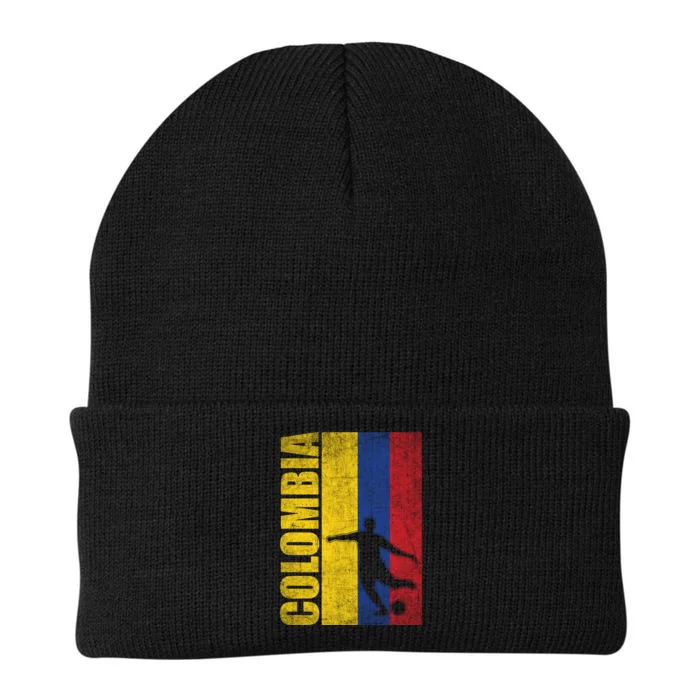 Colombia Flag Soccer World Cup Knit Cap Winter Beanie