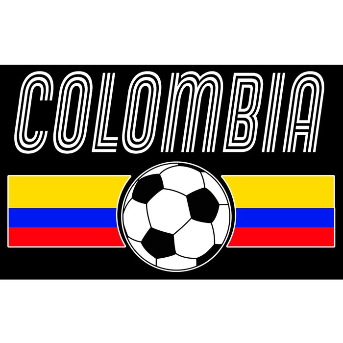 Colombia Futball Soccer Ball Logo Bumper Sticker