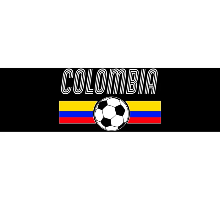 Colombia Futball Soccer Ball Logo Bumper Sticker