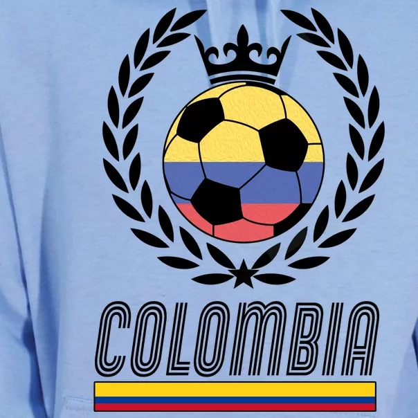 Colombia Soccer Flag Emblem Unisex Surf Hoodie