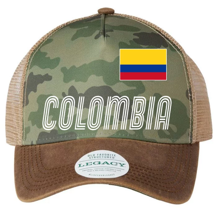 Colombia Soccer Jersey Flag Legacy Tie Dye Trucker Hat