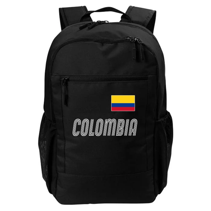 Colombia Soccer Jersey Flag Daily Commute Backpack