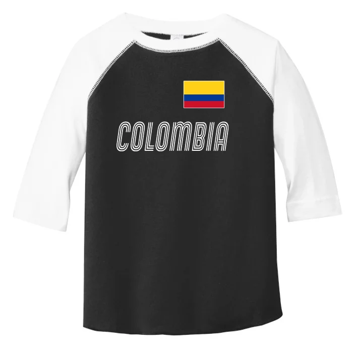 Colombia Soccer Jersey Flag Toddler Fine Jersey T-Shirt