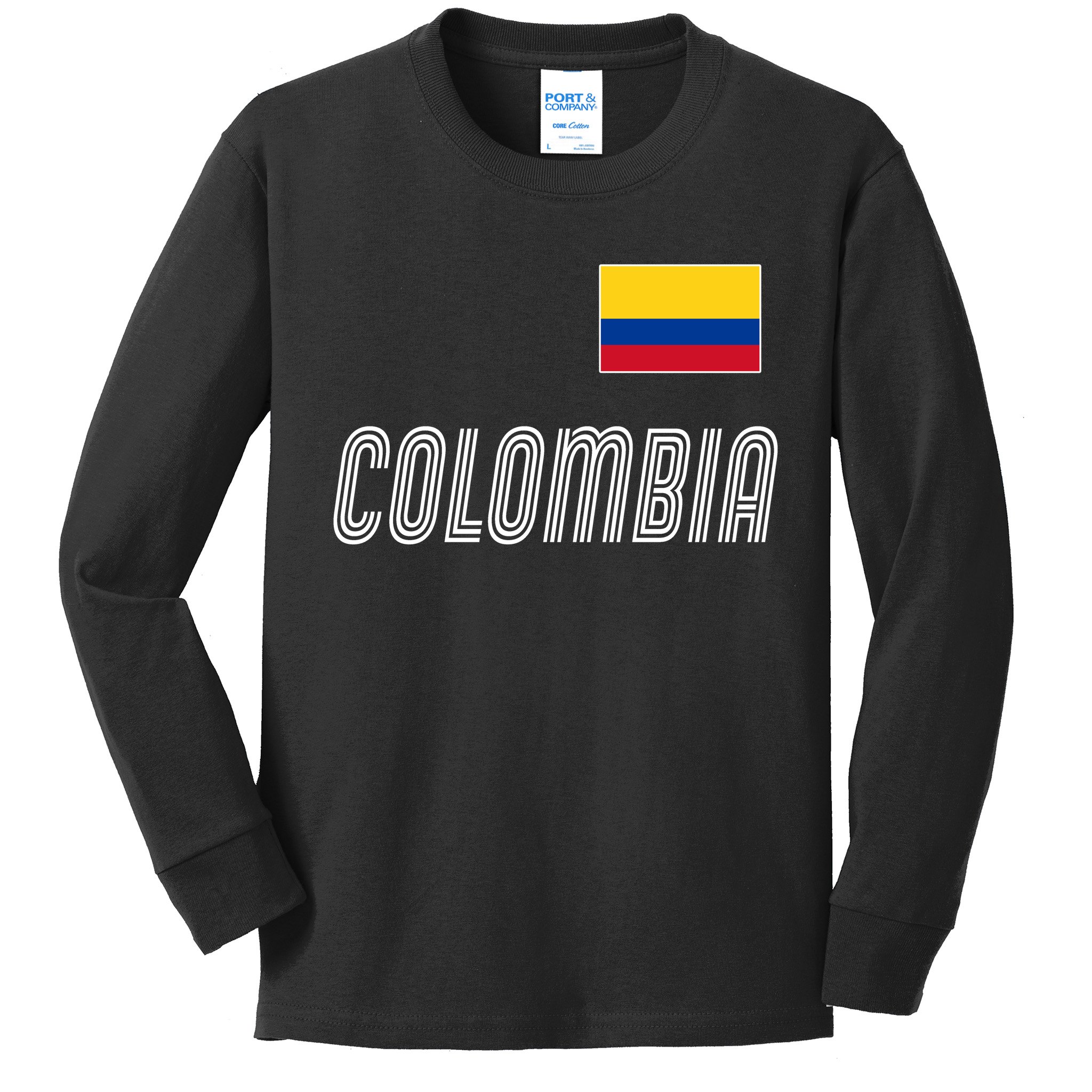 Colombia soccer tshirt Royalty Free Vector Image