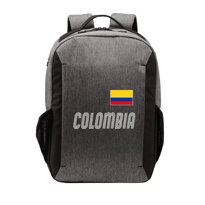 Colombia Soccer Jersey Flag Vector Backpack