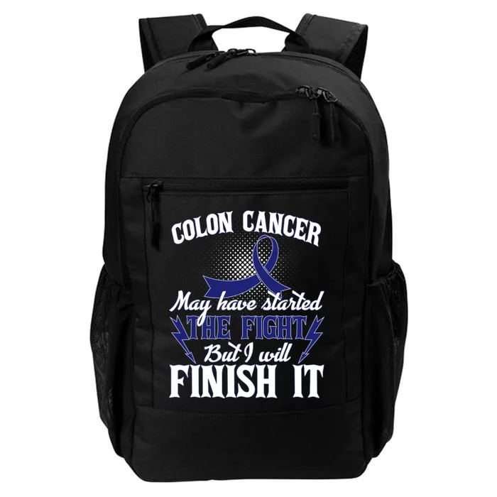 Colon Cancer Awareness Finish The Fight Daily Commute Backpack