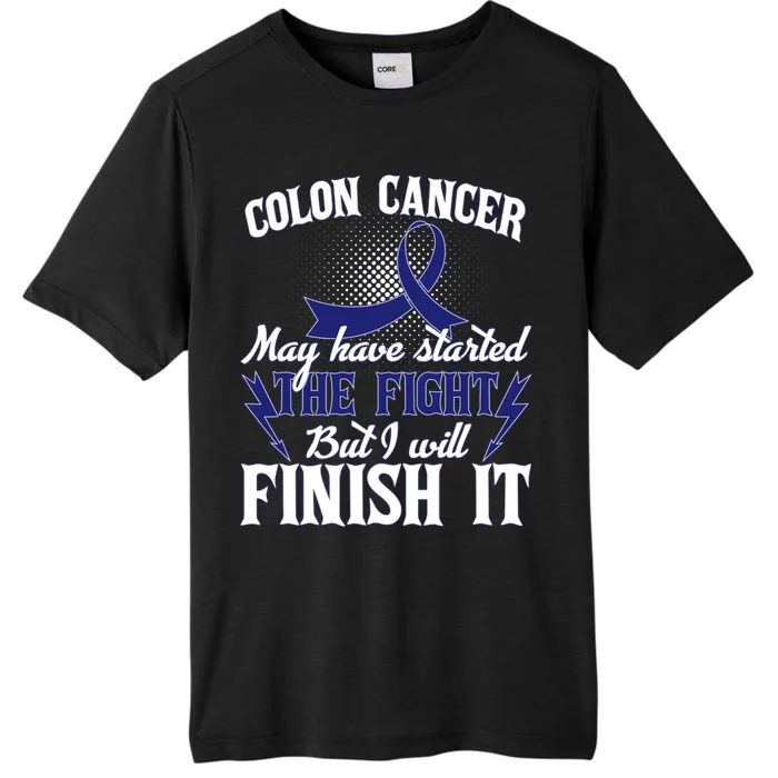 Colon Cancer Awareness Finish The Fight ChromaSoft Performance T-Shirt