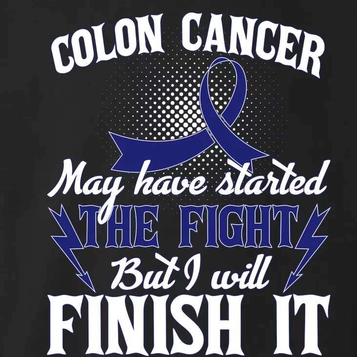 Colon Cancer Awareness Finish The Fight Toddler Hoodie