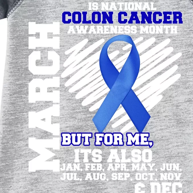 Colon Cancer Awareness Month Is Every Month Infant Baby Jersey Bodysuit