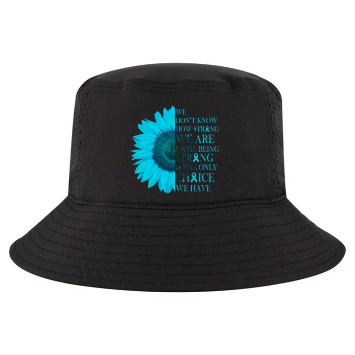 Colon Cancer Awareness Sunflower Cool Comfort Performance Bucket Hat