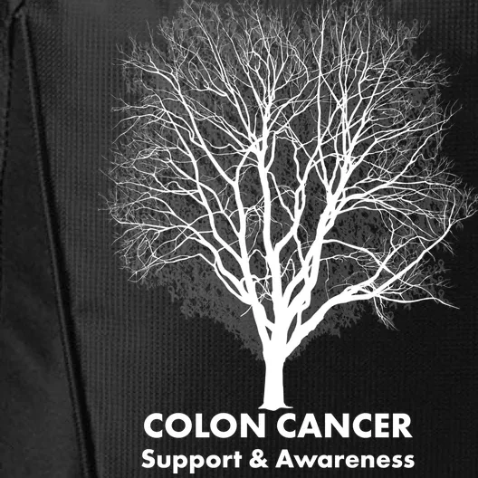 Colon Cancer Awareness Tree City Backpack