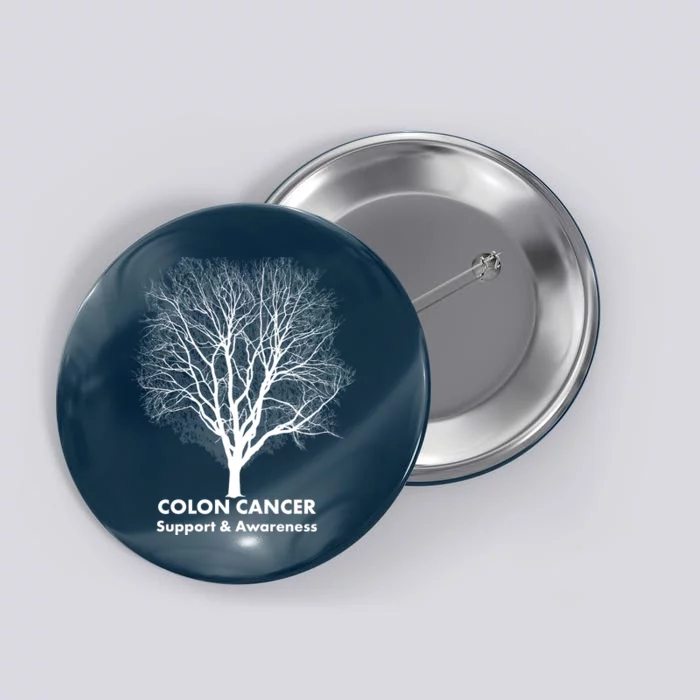 Colon Cancer Awareness Tree Button