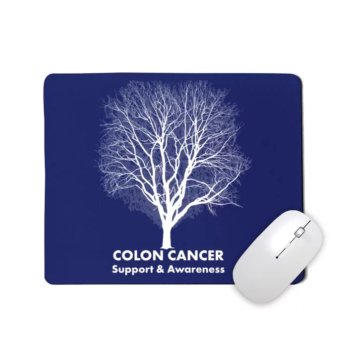 Colon Cancer Awareness Tree Mousepad