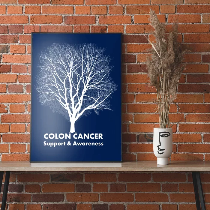 Colon Cancer Awareness Tree Poster