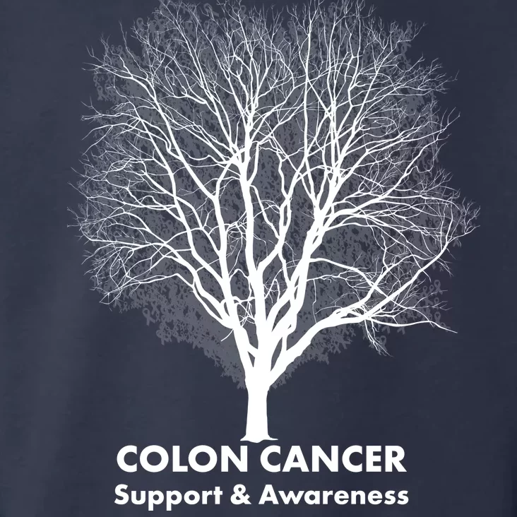 Colon Cancer Awareness Tree Toddler Hoodie