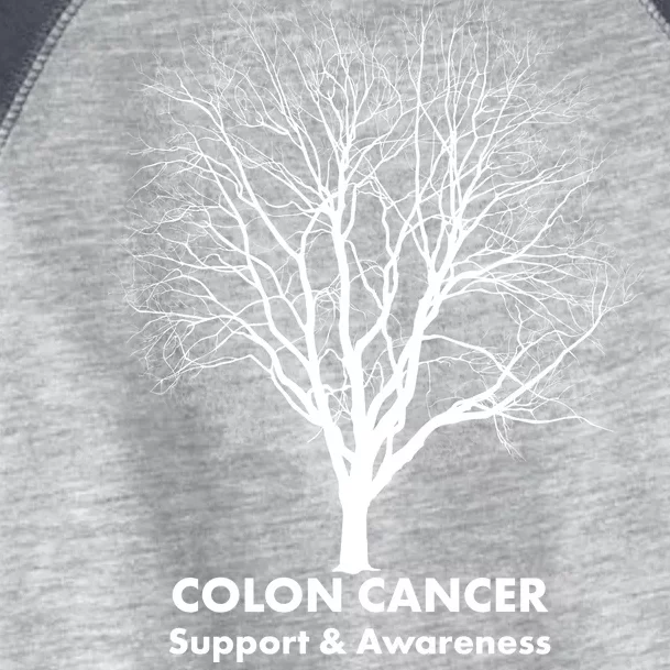 Colon Cancer Awareness Tree Toddler Fine Jersey T-Shirt