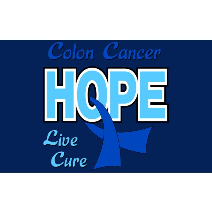 Colon Cancer Hope Live Cure Bumper Sticker