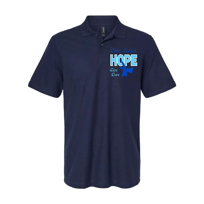 Colon Cancer Hope Live Cure Softstyle Adult Sport Polo