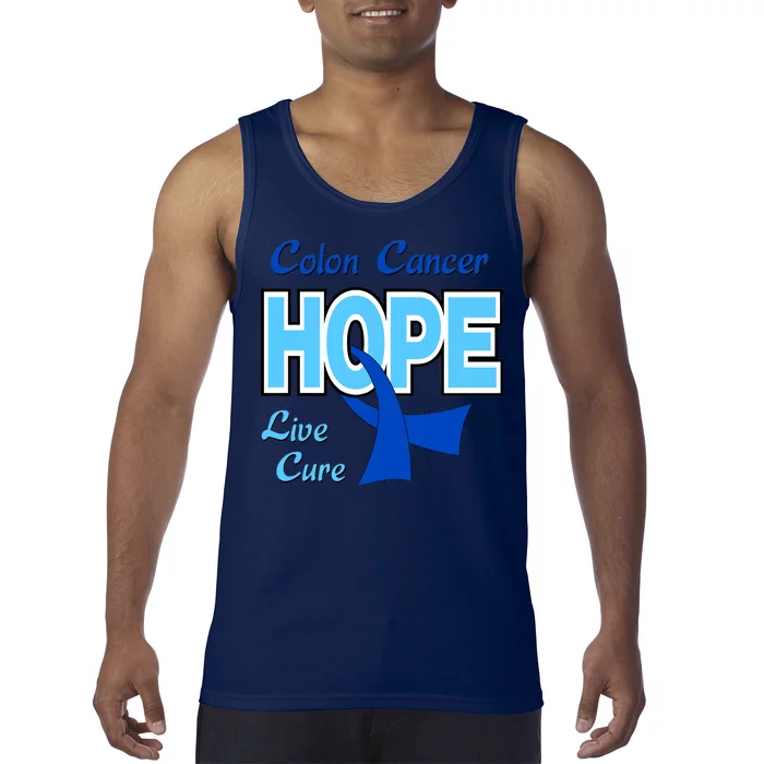 Colon Cancer Hope Live Cure Tank Top