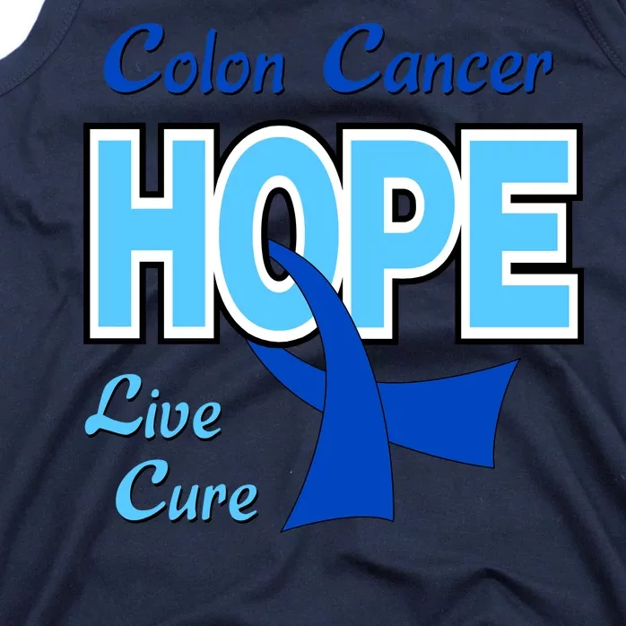 Colon Cancer Hope Live Cure Tank Top