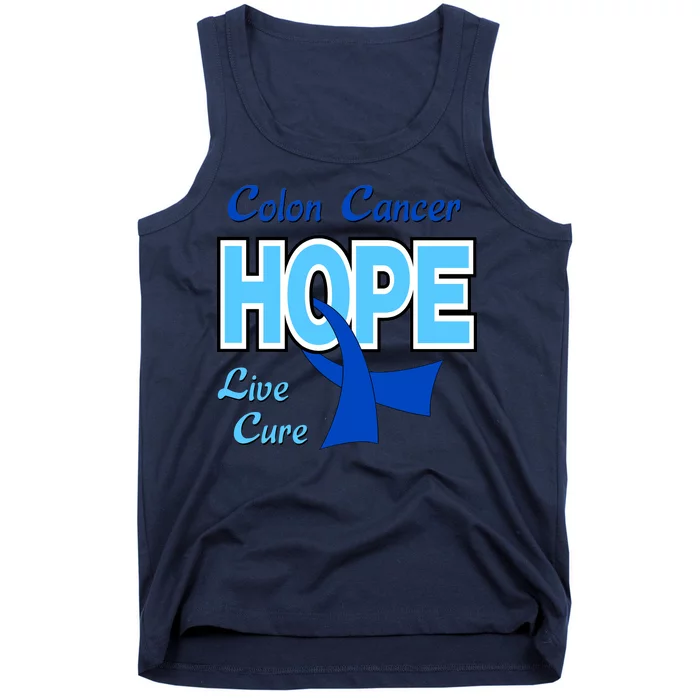 Colon Cancer Hope Live Cure Tank Top