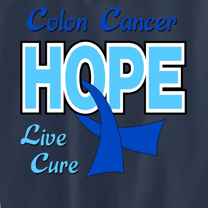 Colon Cancer Hope Live Cure Kids Sweatshirt