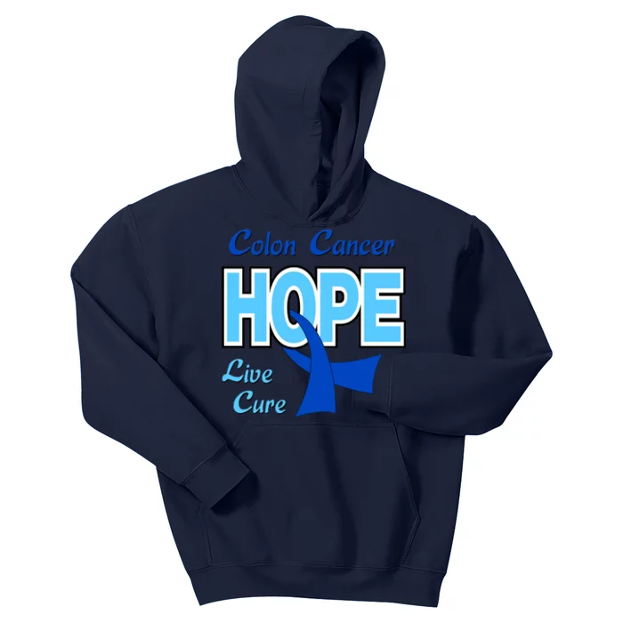 Colon Cancer Hope Live Cure Kids Hoodie