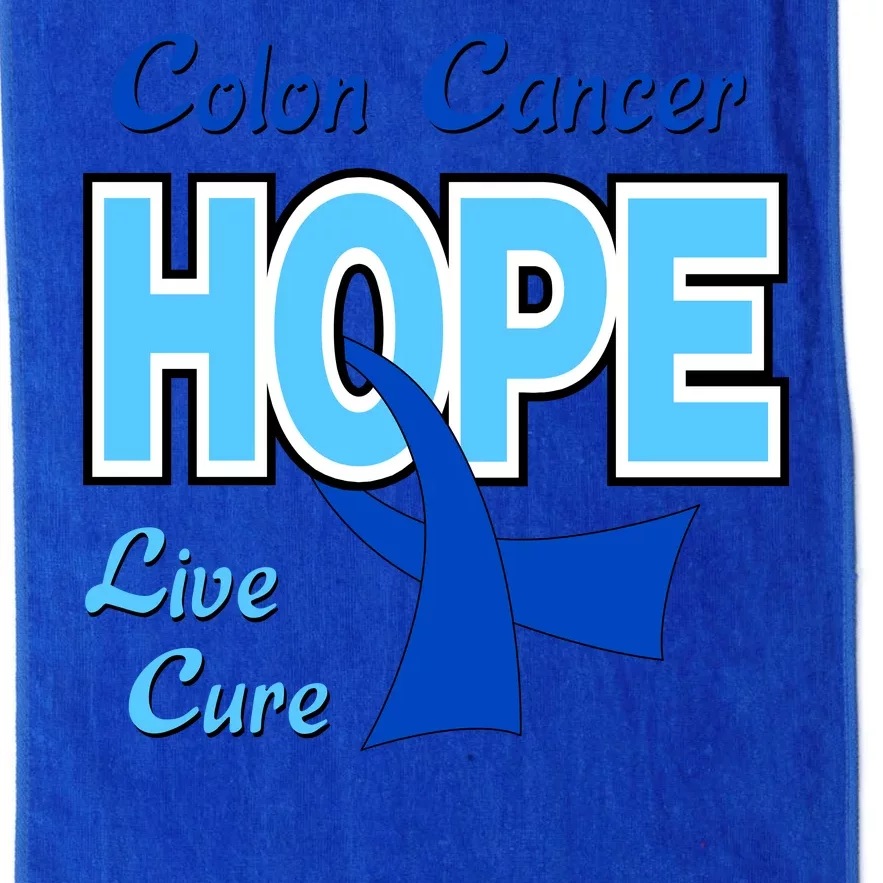 Colon Cancer Hope Live Cure Platinum Collection Golf Towel