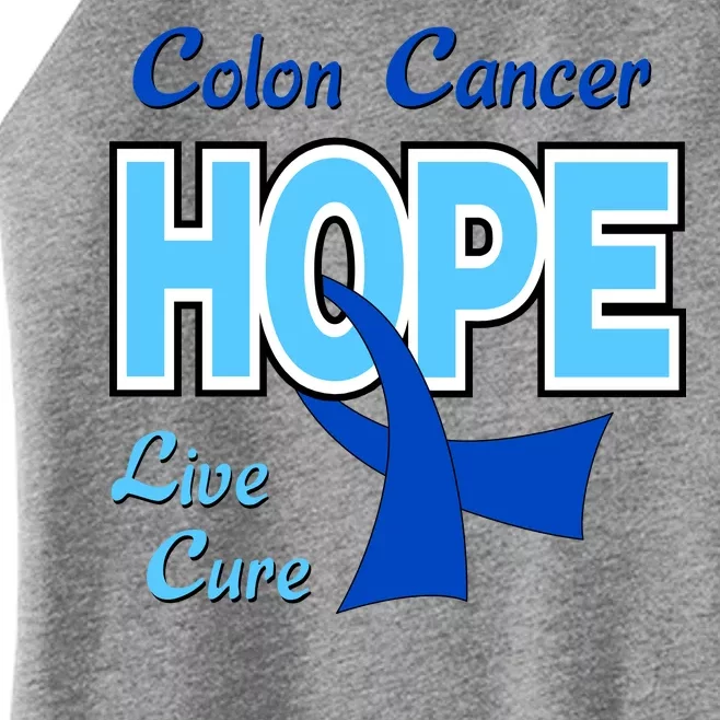 Colon Cancer Hope Live Cure Women’s Perfect Tri Rocker Tank