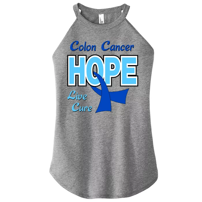 Colon Cancer Hope Live Cure Women’s Perfect Tri Rocker Tank