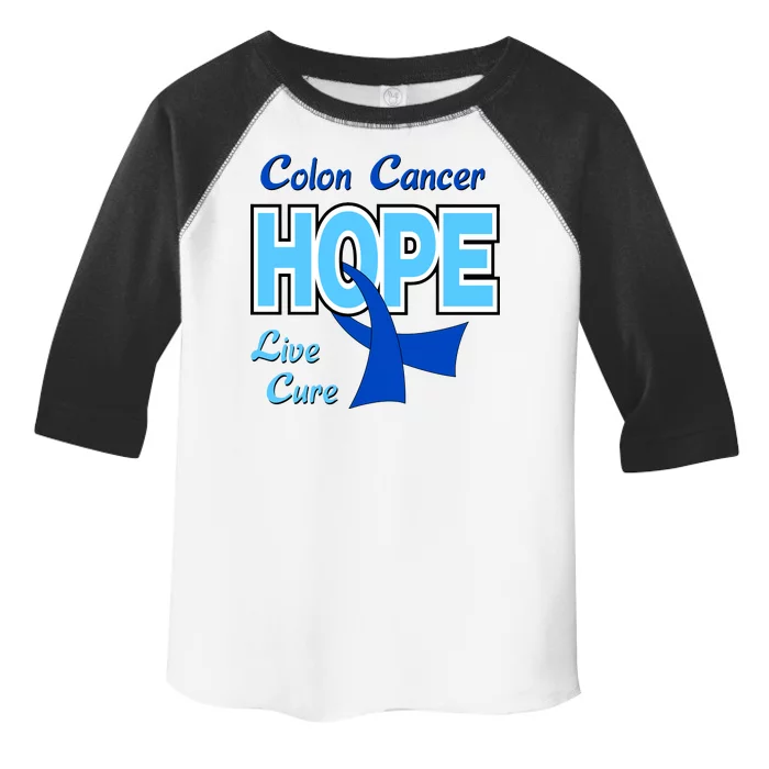 Colon Cancer Hope Live Cure Toddler Fine Jersey T-Shirt