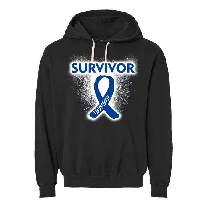 Colon Cancer Survivor Garment-Dyed Fleece Hoodie