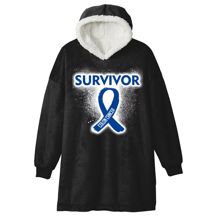 Colon Cancer Survivor Hooded Wearable Blanket