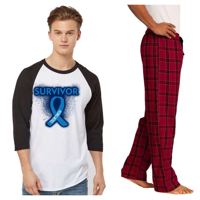 Colon Cancer Survivor Raglan Sleeve Pajama Set