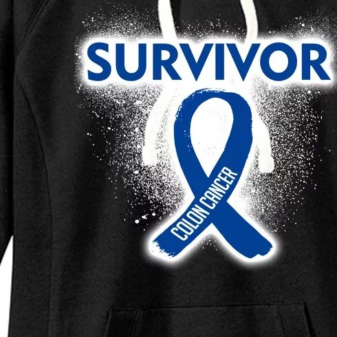 Colon Cancer Survivor Women's Fleece Hoodie