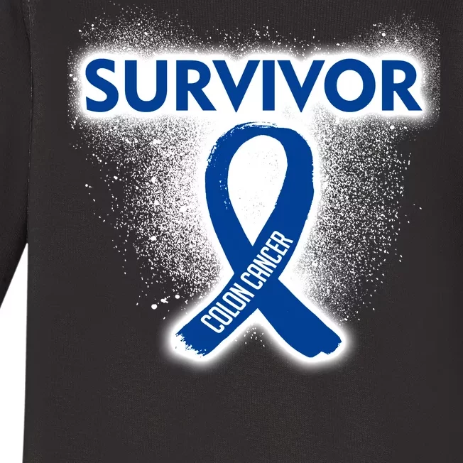 Colon Cancer Survivor Baby Long Sleeve Bodysuit