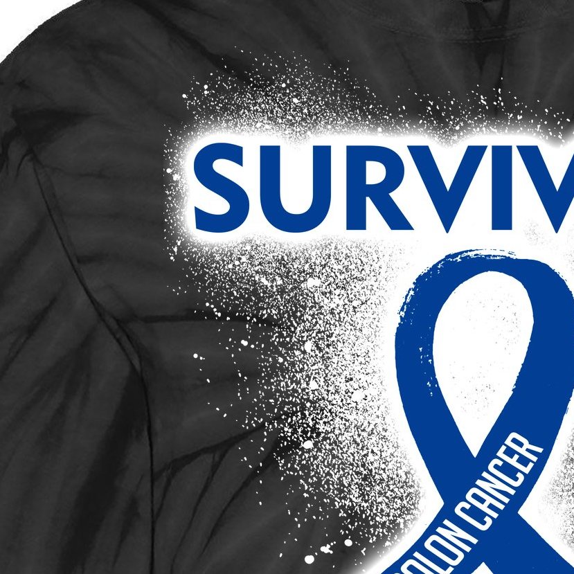 Colon Cancer Survivor Tie-Dye Long Sleeve Shirt