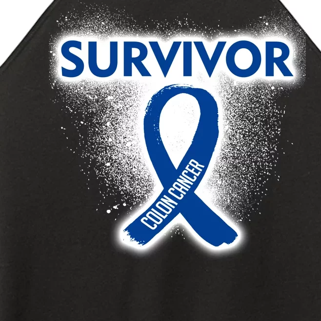 Colon Cancer Survivor Women’s Perfect Tri Rocker Tank