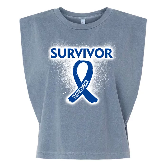 Colon Cancer Survivor Garment-Dyed Women's Muscle Tee