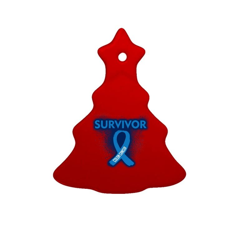 Colon Cancer Survivor Tree Ornament