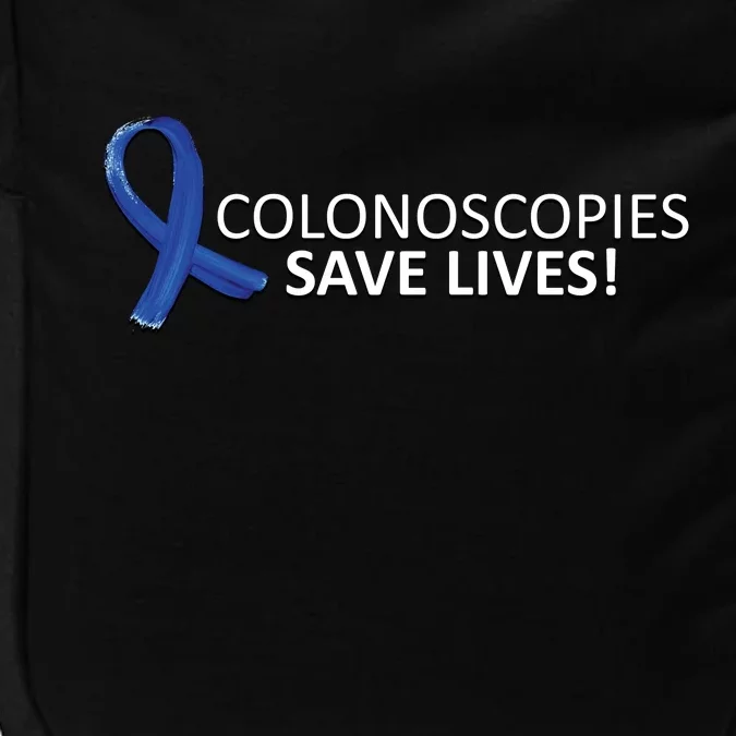 Colonoscopies Save Lives Colon Cancer Awareness Impact Tech Backpack