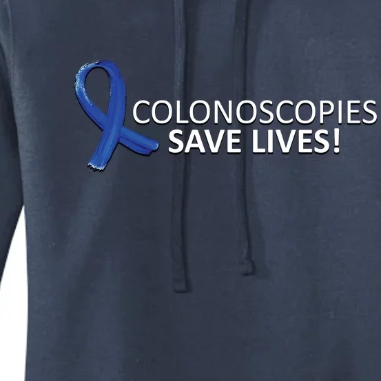 Colonoscopies Save Lives Colon Cancer Awareness Women's Pullover Hoodie