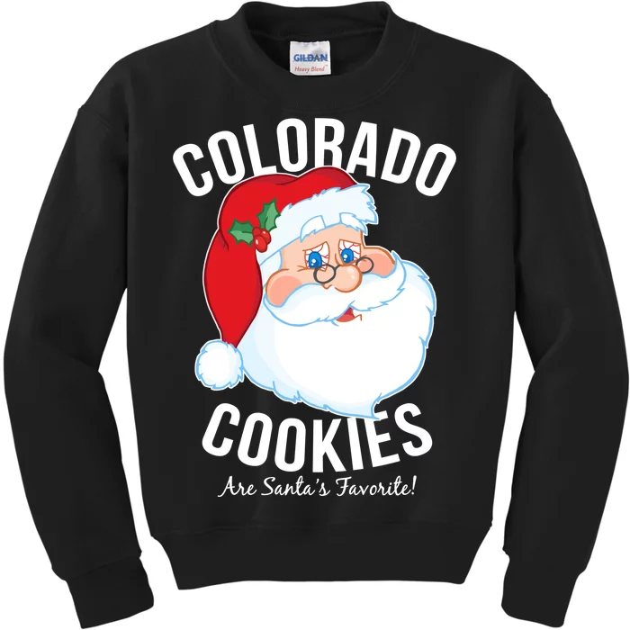 Colorado Cookies Are Santa's Favorite Kids Sweatshirt