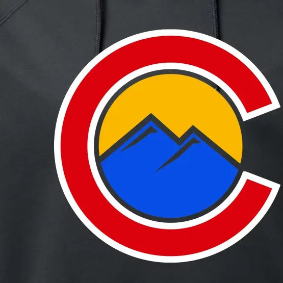 Colorado Hill Logo Performance Fleece Hoodie