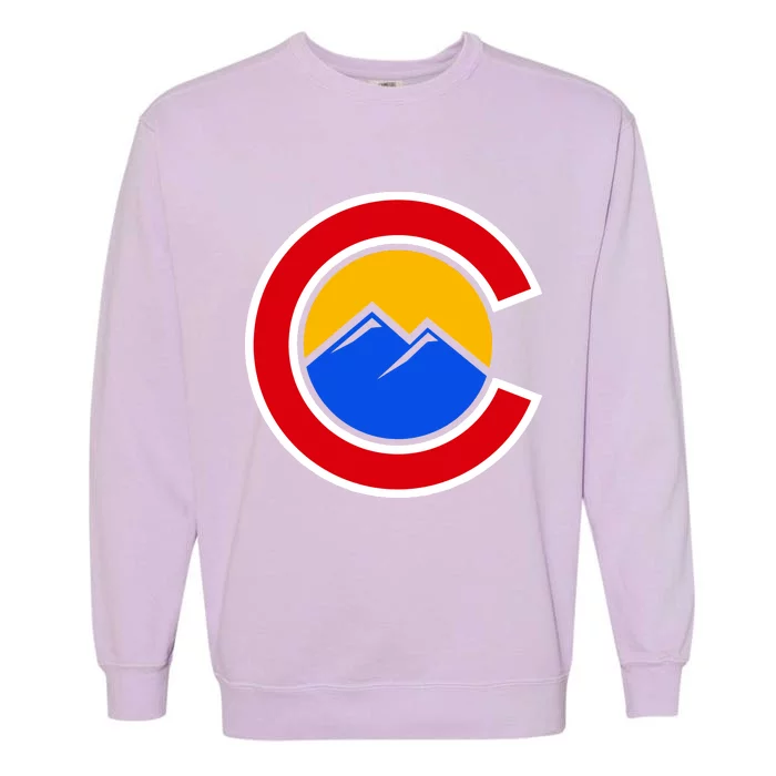 Colorado Hill Logo Garment-Dyed Sweatshirt